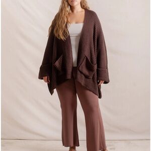 Indigo Luna - TUULA PONCHO CACAO NWT